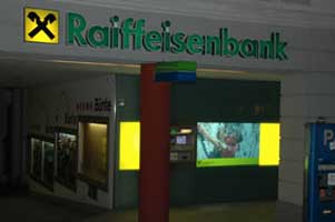 Schaufensterprojektionen
